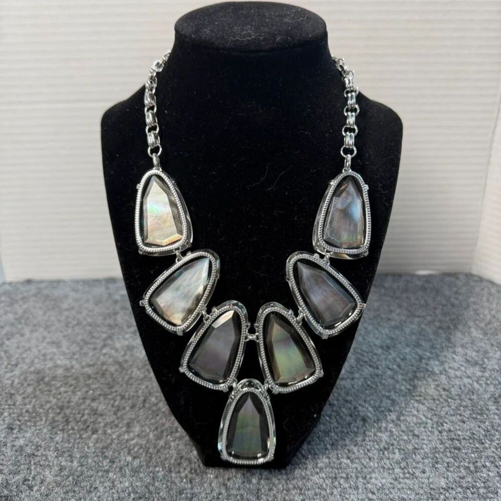 Kendra Scott Harlow Abalone Mother Of Pearl Necklace